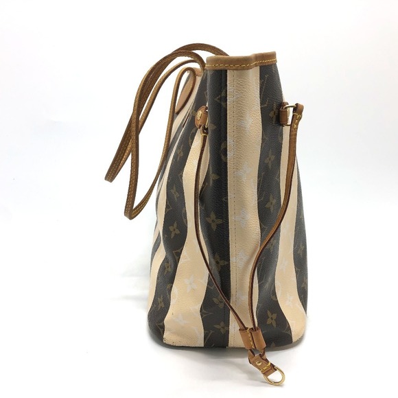 Louis Vuitton Monogram Rayleur Neverfull MM Tote Bag Brown - Picture 2 of 10